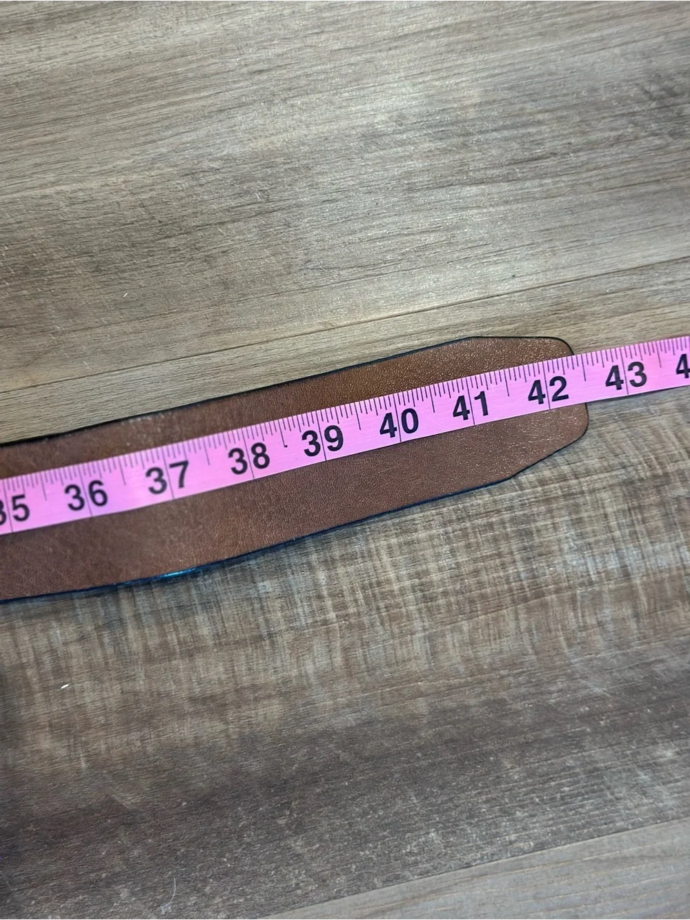 Banana Republic Sz S Brass Brown Leather Belt Wide Waist Boho Equestrian Vintage